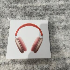 Apple Red Headphones